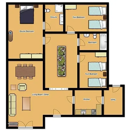 Puerto Del Carmen Sleeps 6 Pool Wifi *